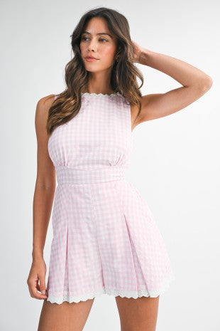 Pretty in Pinknic Romper
