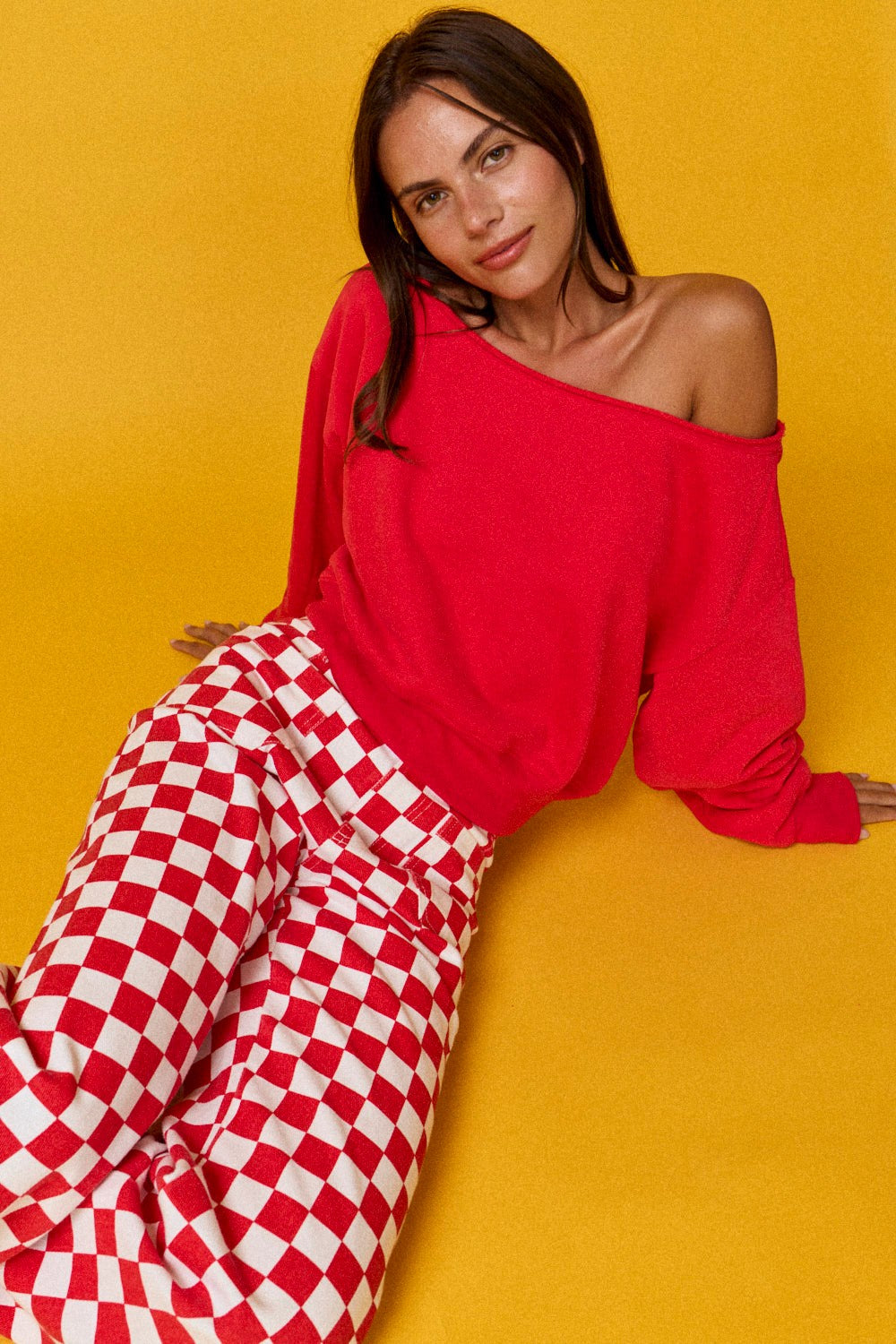 Cabin in the USA Crew - Red