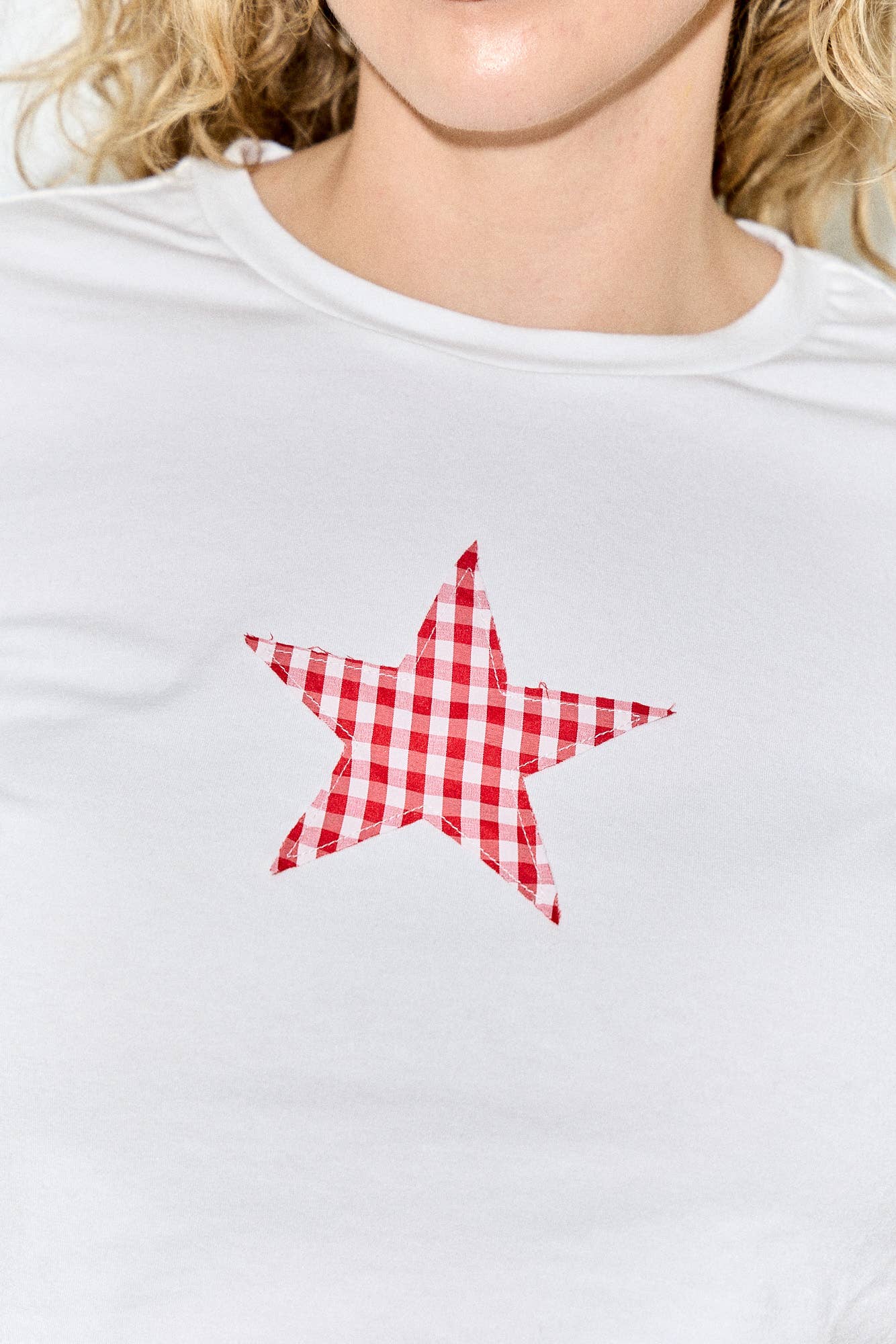 Gingham Star Tee Plus
