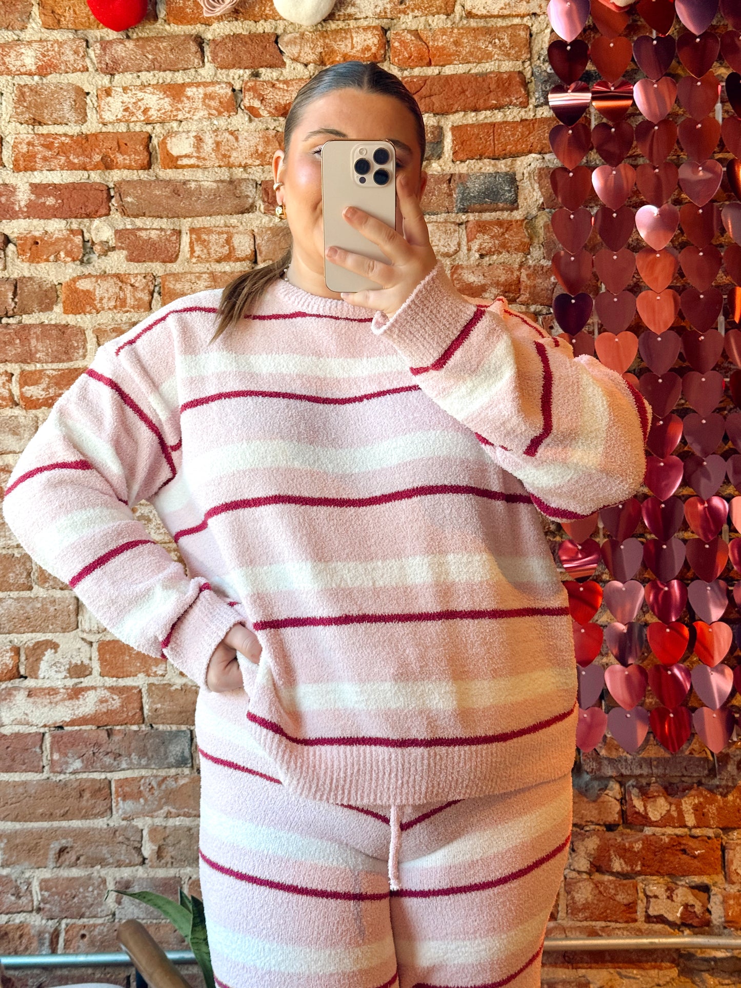 Stay Cozy Stripe Set