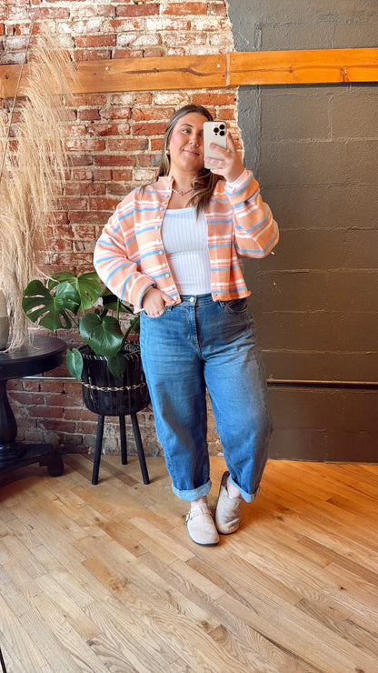 Sunset Stripe Cardigan