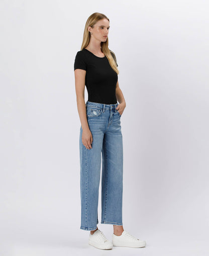High Rise Baggy Wide Leg Jeans