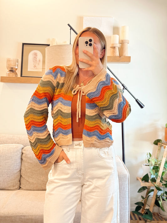Groovy Threads Cardi