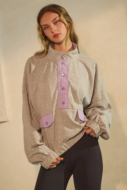 Lavender Love Pullover Plus