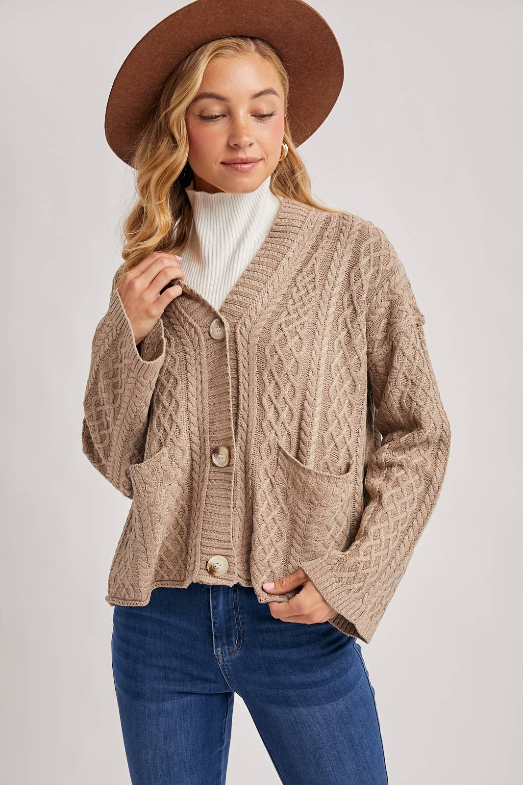 Graham Cracker Cardigan