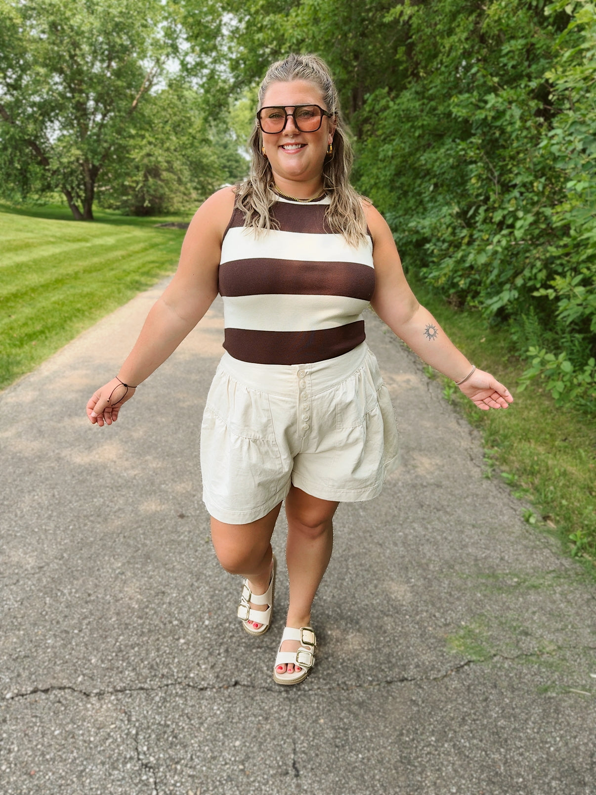 Cream & Cocoa Bodysuit