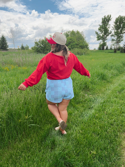 Cabin in the USA Crew - Red