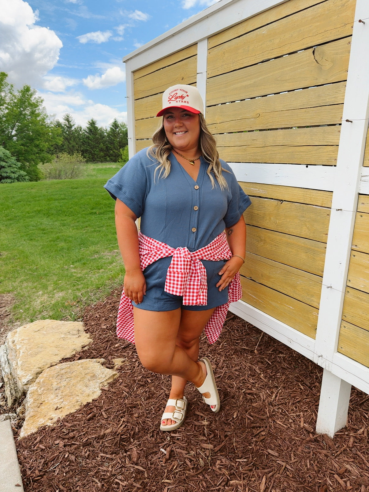 Backyard Babe Romper