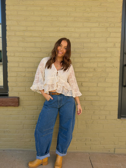 Delilah Front Tie Top