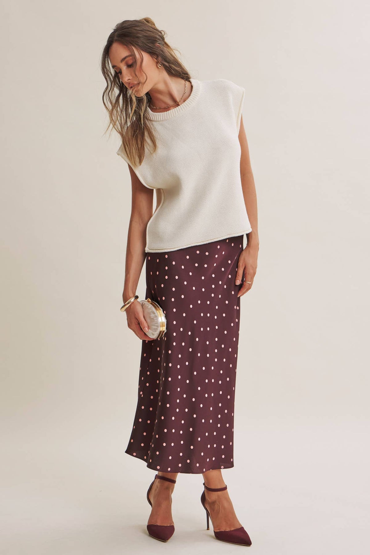 Pink Dottie Skirt