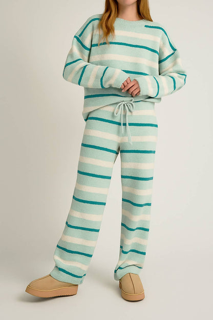 Stay Cozy Stripe Set