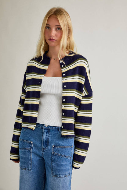 Fall Stripes Cardigan