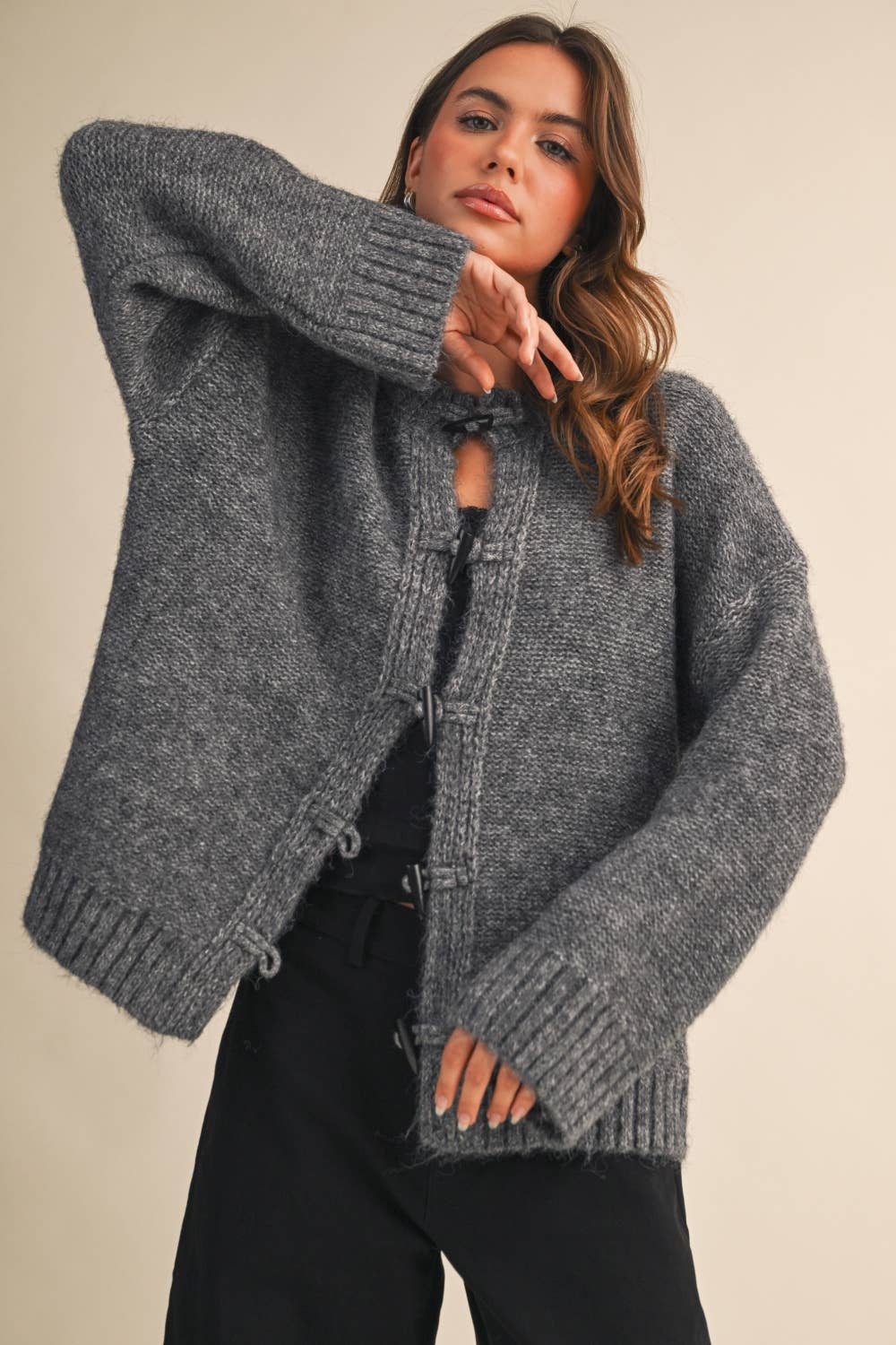 Toggle Button Cardigan