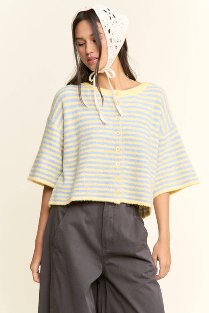 Lou Stripe Cardigan