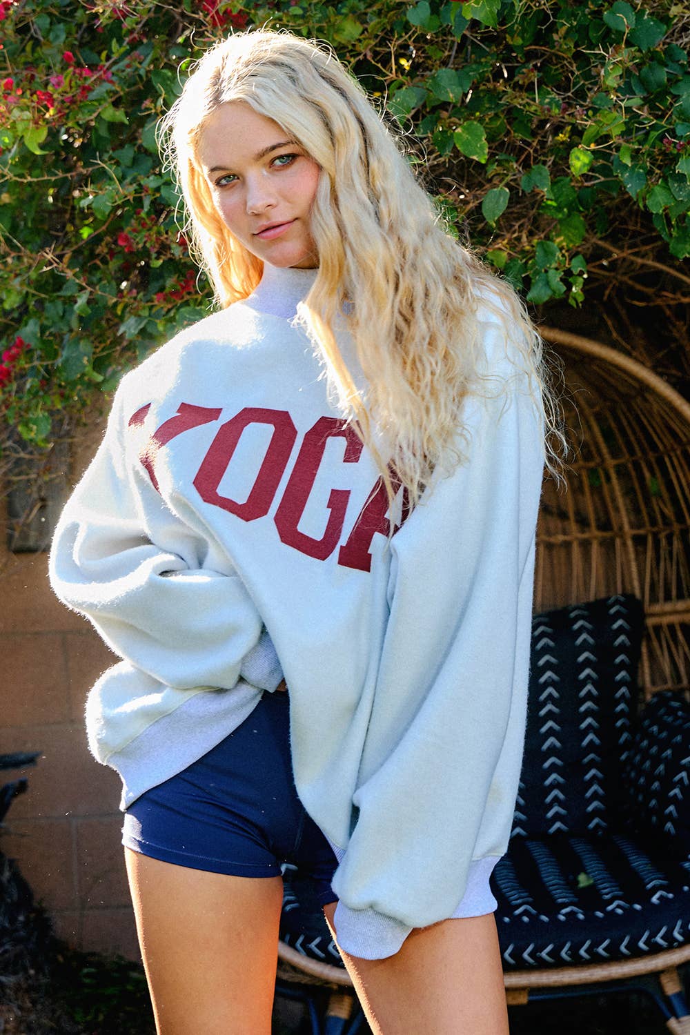 Pilates & Yoga Reversible Mockneck