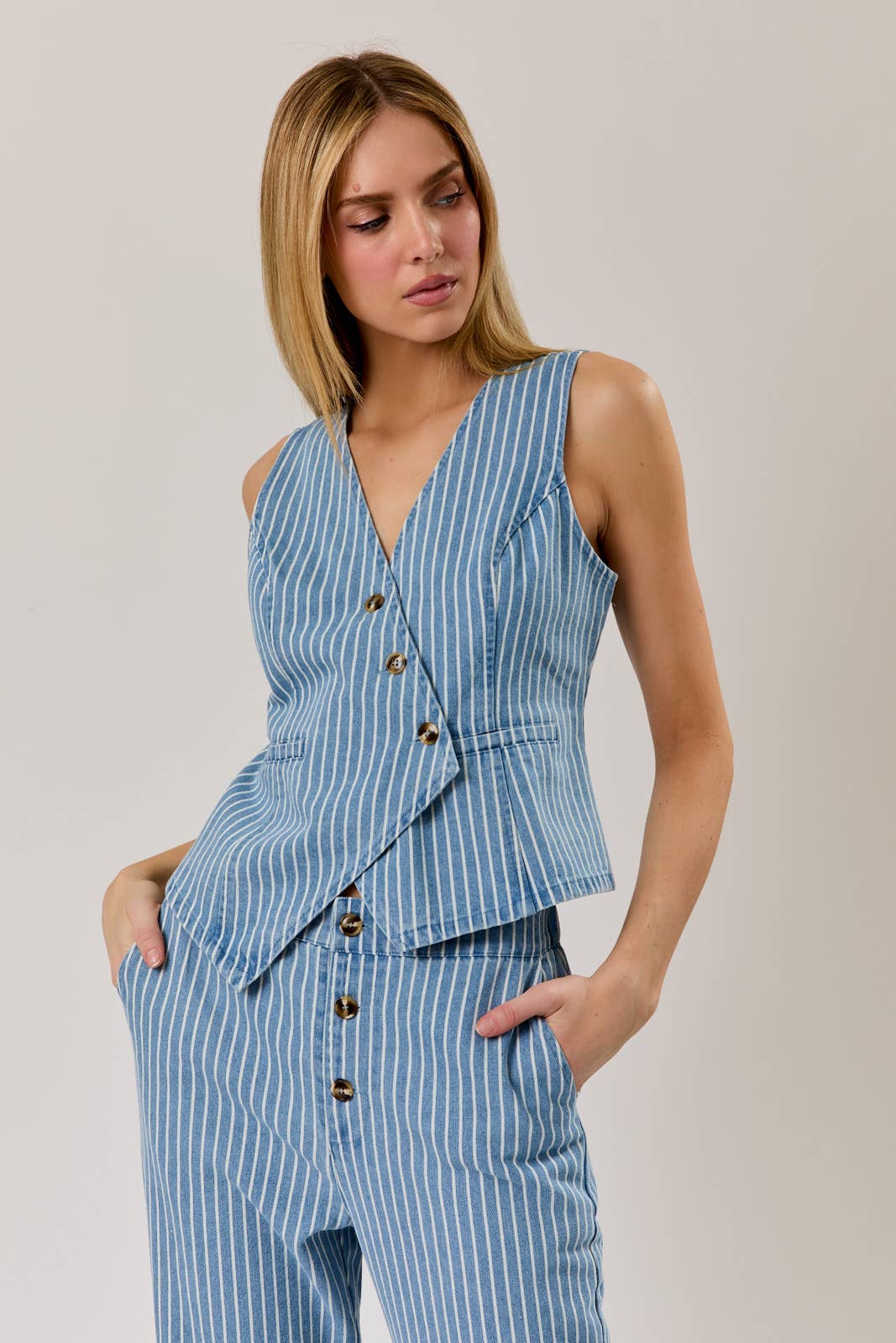 The Capri Stripe Vest