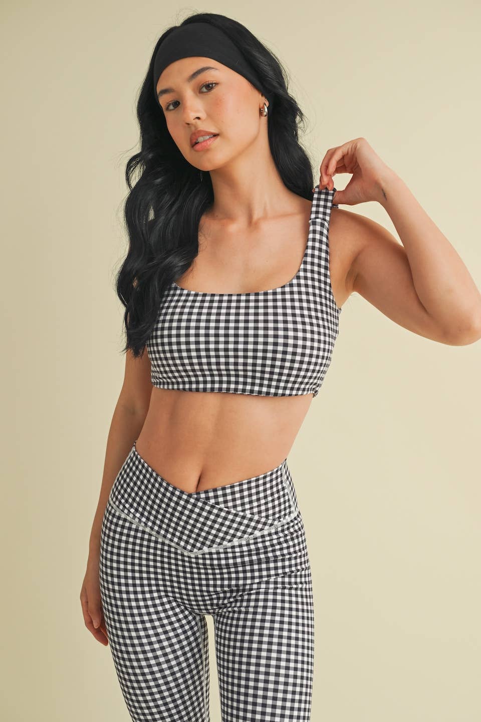 Grounded Gingham Bra