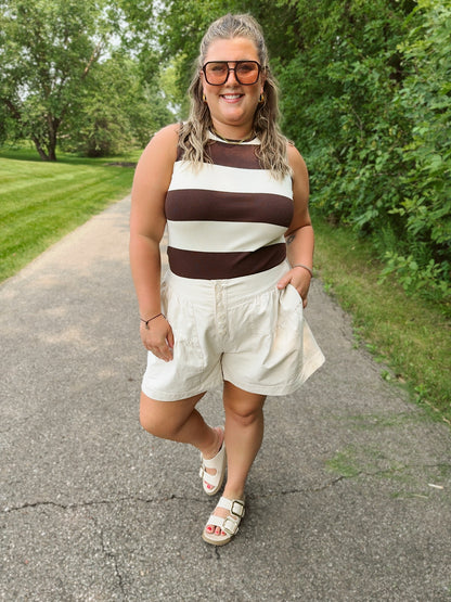 Cream & Cocoa Bodysuit
