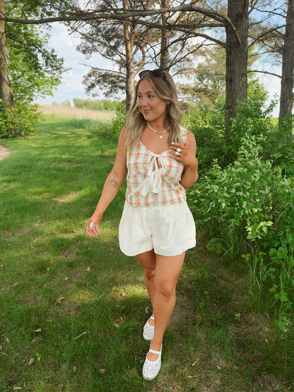 Peachy Keen Bow Tank