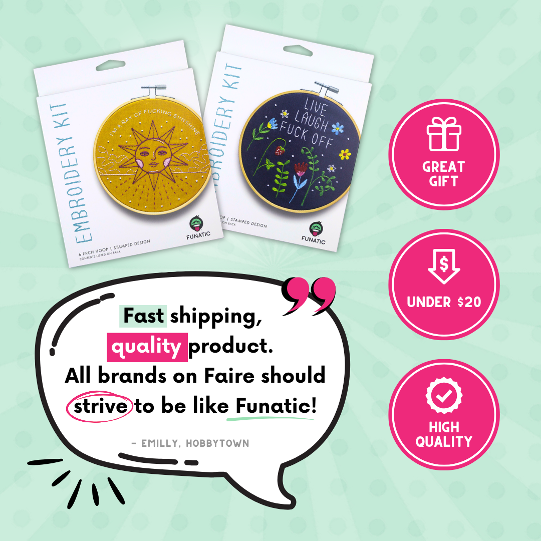 Get Lost Embroidery Kit