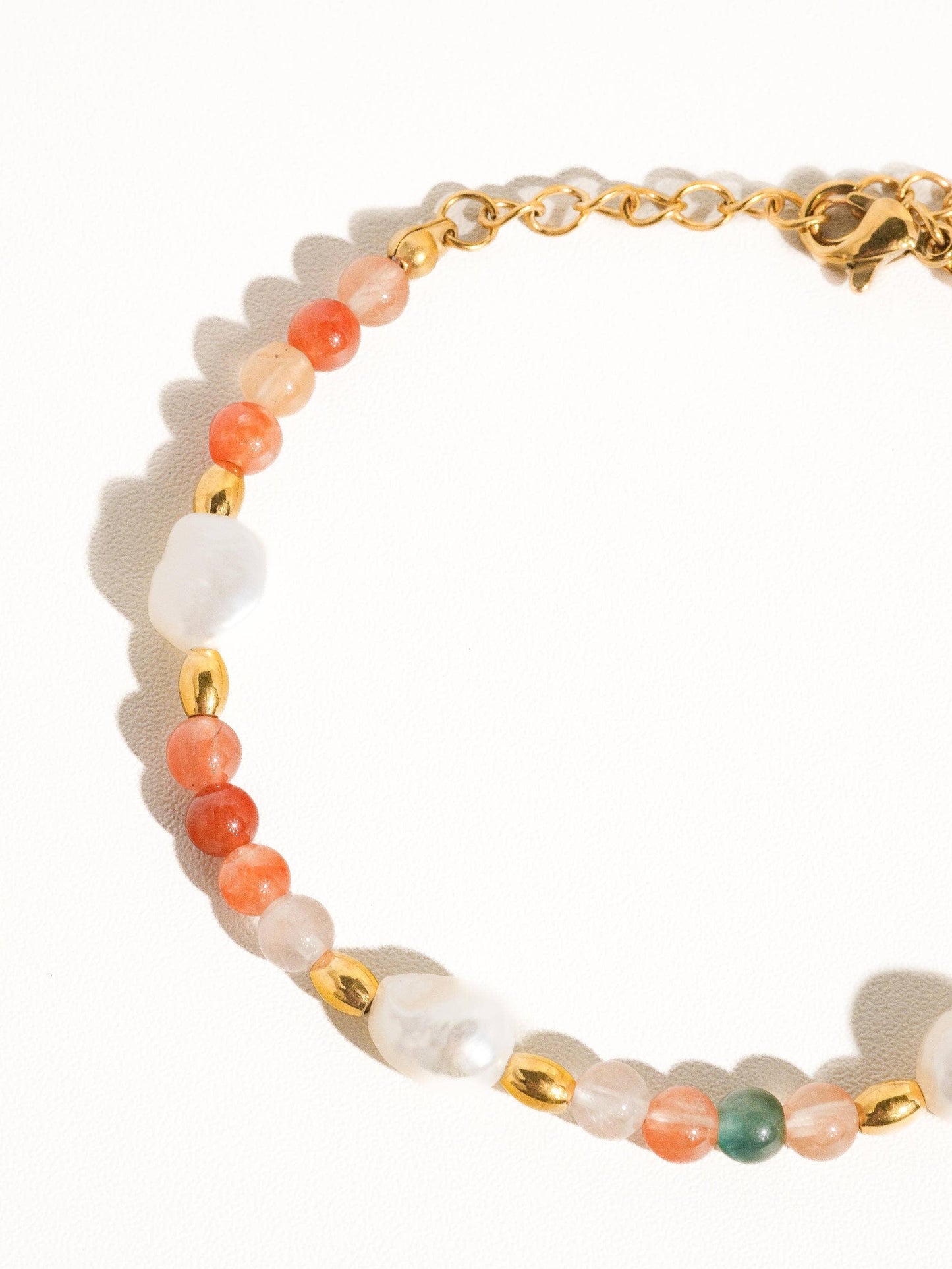 Boho Stone & Bead Bracelet