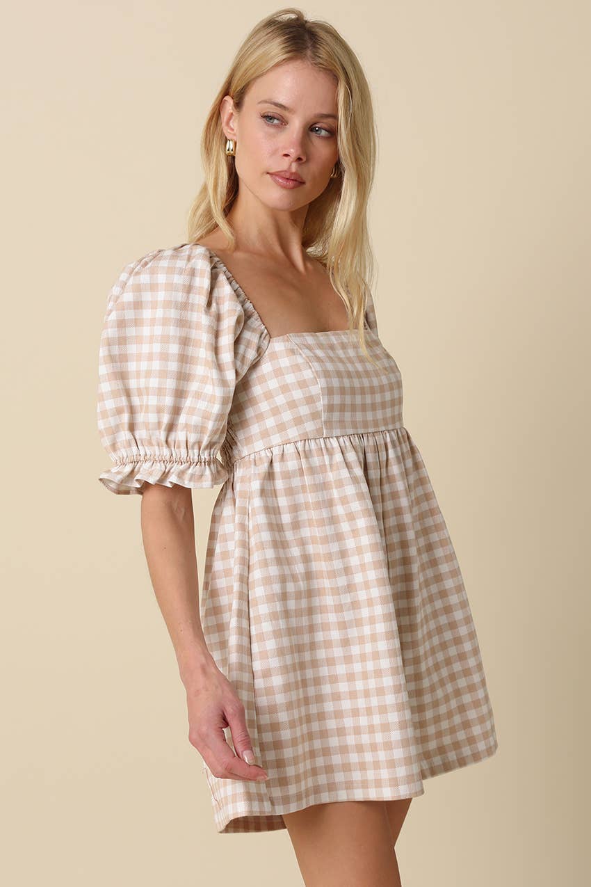 Elodie Gingham Romper