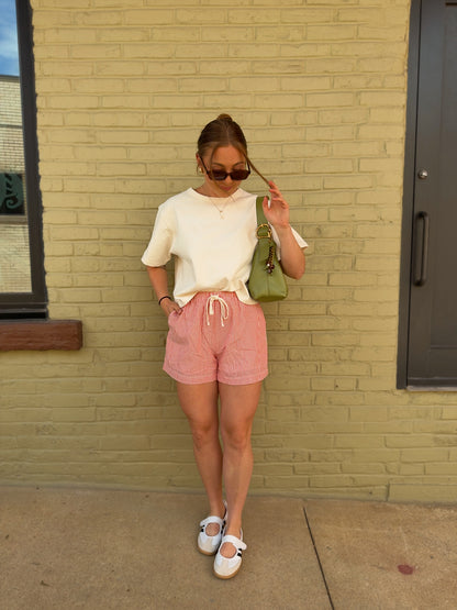 Casual Striped Shorts