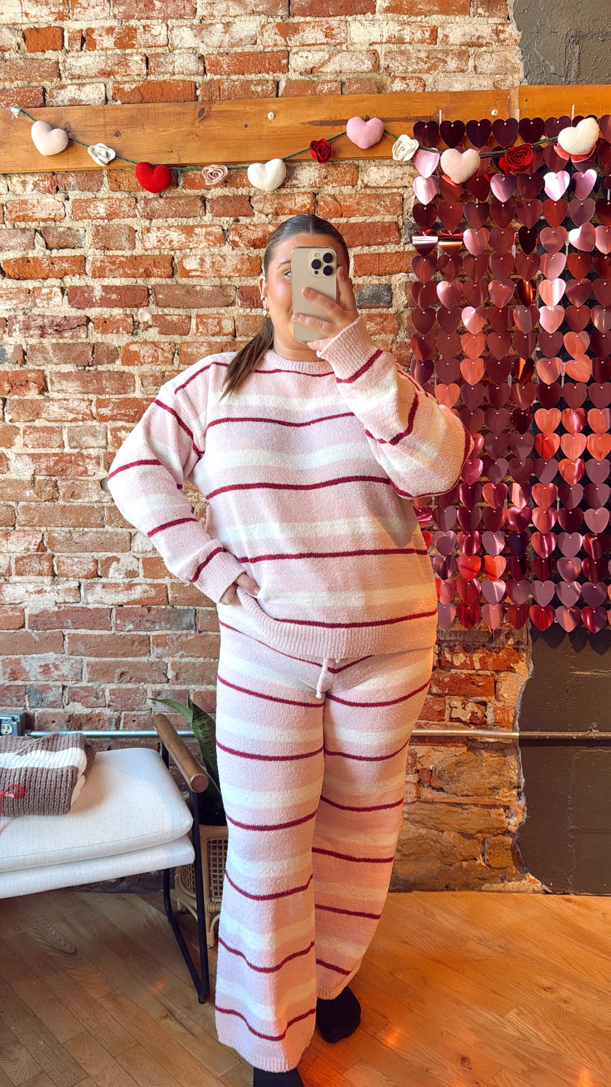 Stay Cozy Stripe Set