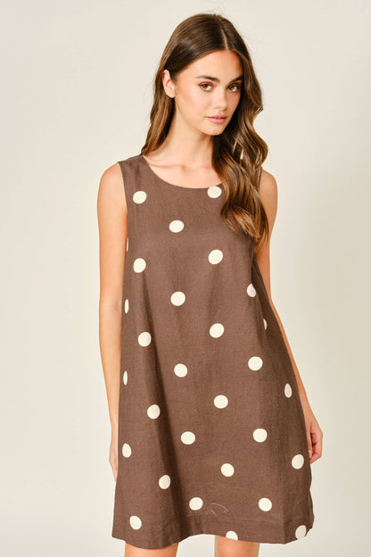 The Cocoa Dot Dress