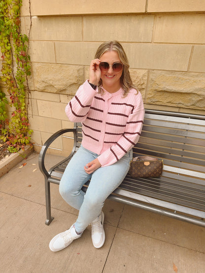 Rosé Saturday Cardigan