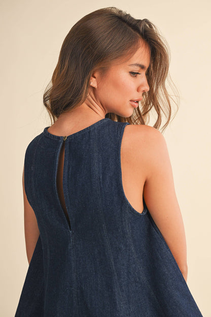 Longline Denim Set