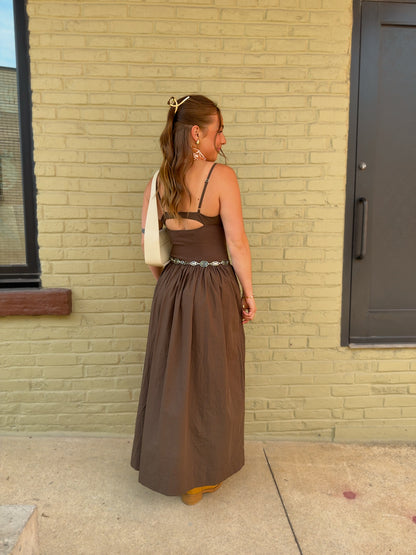 Jaden Open-Back Maxi Dress