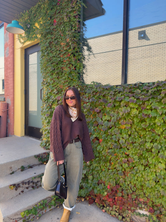 Joy Relaxed Fit Cozy Cable Sweater