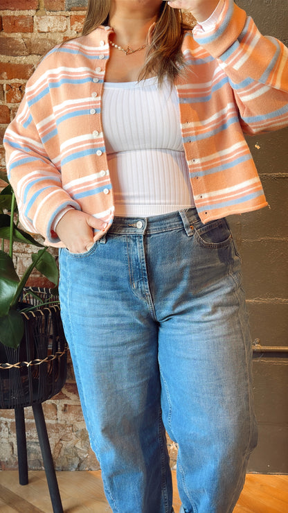 Sunset Stripe Cardigan
