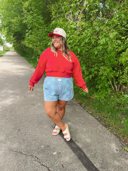 Cabin in the USA Crew - Red