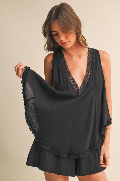 The V-line Romper