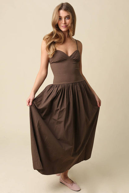 Jaden Open-Back Maxi Dress