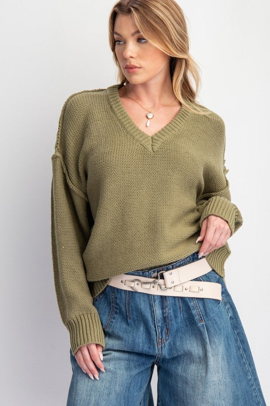 Janelle Sweater - Olive