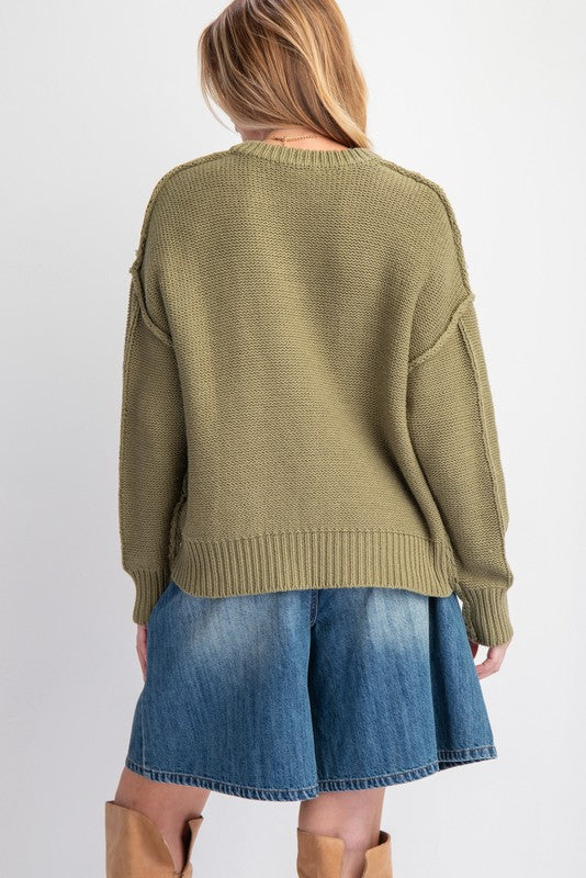 Janelle Sweater - Olive