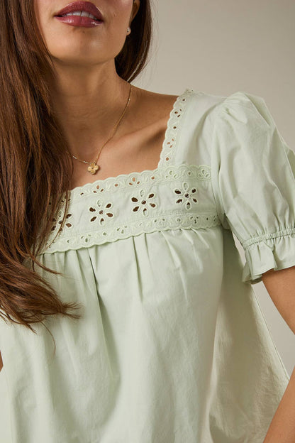 Willow Eyelet Top