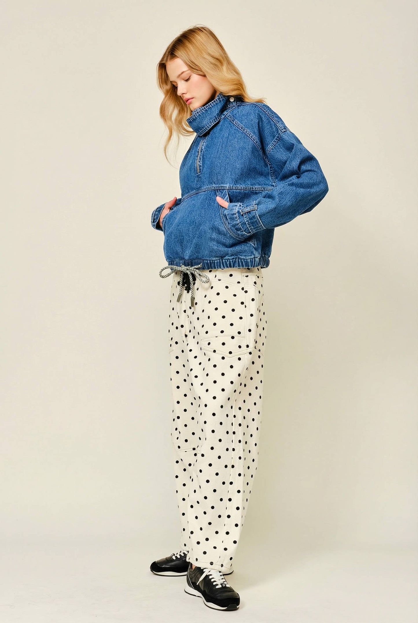 Fall Staple Denim 1/4 Zip