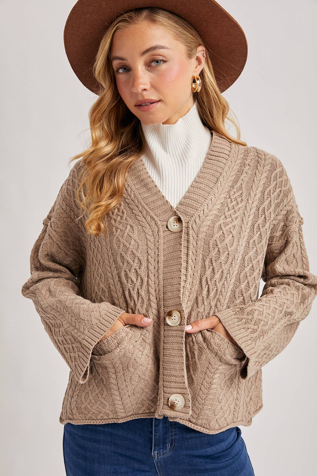 Graham Cracker Cardigan