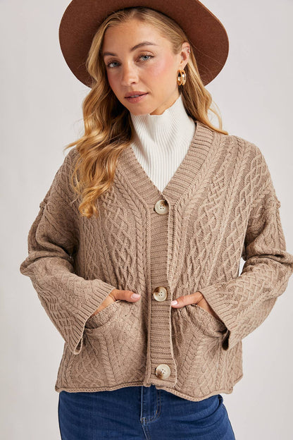 Graham Cracker Cardigan