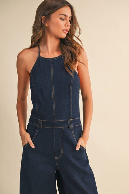 The Westlyn Halter Jumpsuit