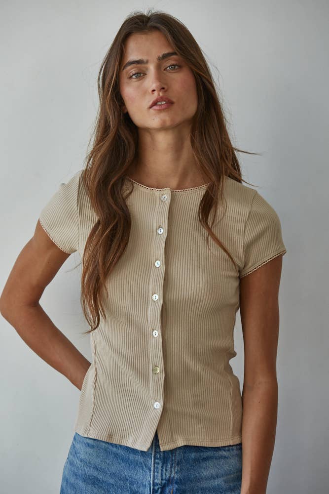 Cider Ridge Ribbed Top