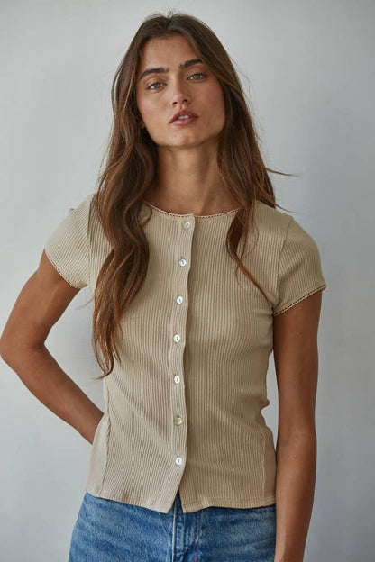 Cider Ridge Ribbed Top