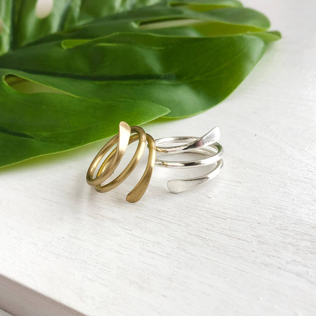 Coiled Wrap Ring - Gold