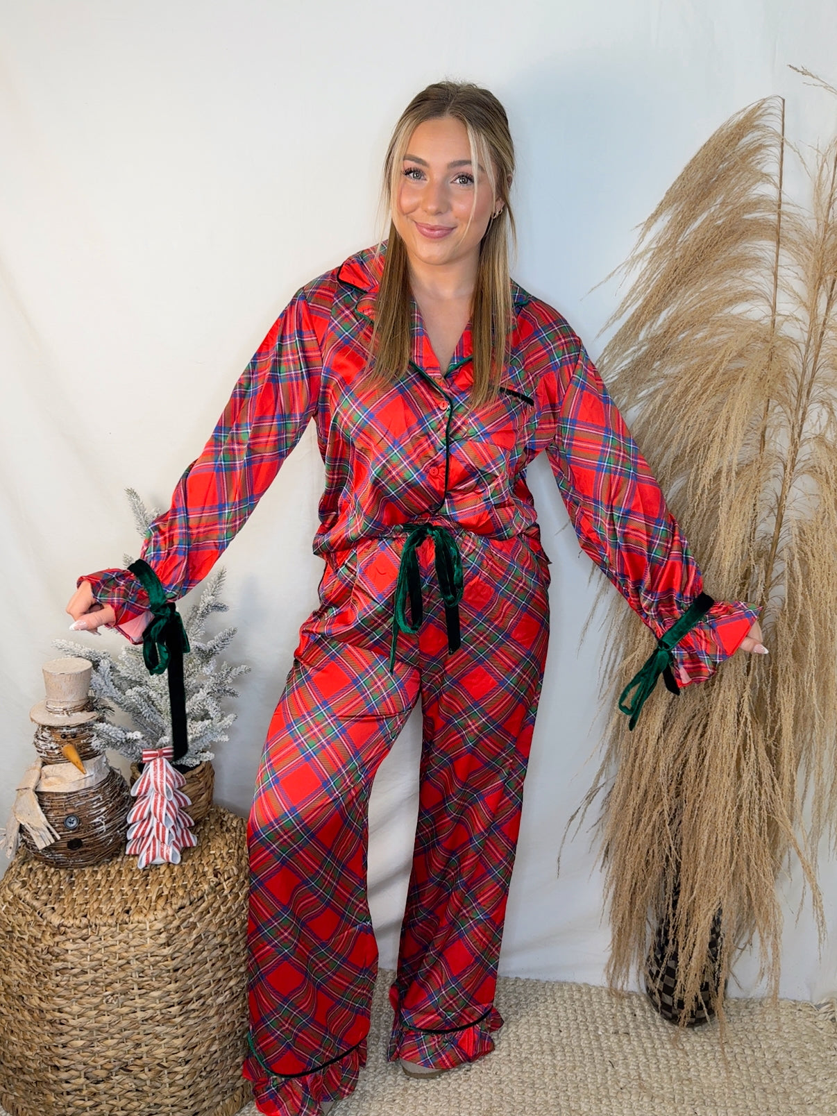 Christmas Morning Plaid Pj's