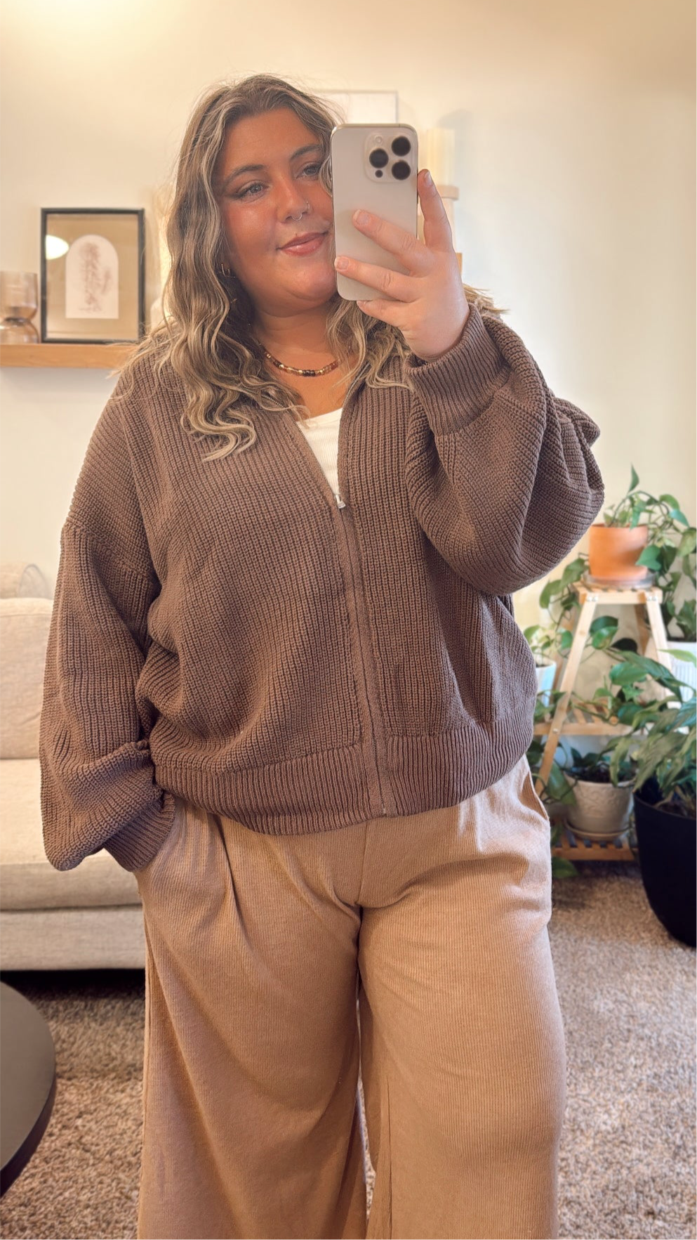 Café Cozy Knit - Mocha