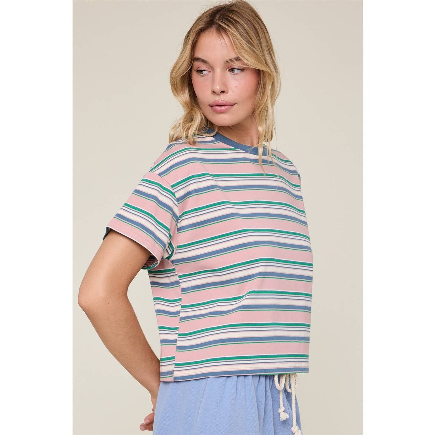 Pastel Boxy Tee